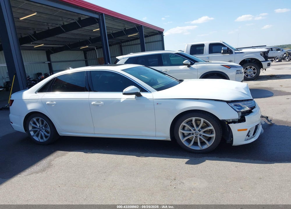 2019 AUDI A4 45 PREMIUM VIN: WAUDNAF41KN018478