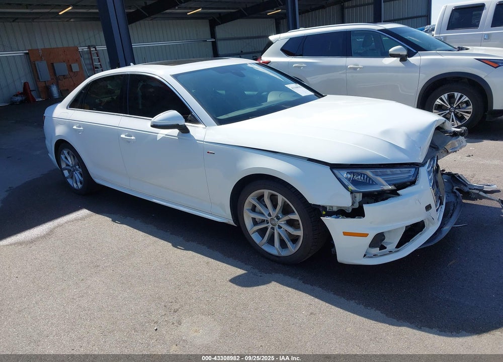 2019 AUDI A4 45 PREMIUM VIN: WAUDNAF41KN018478