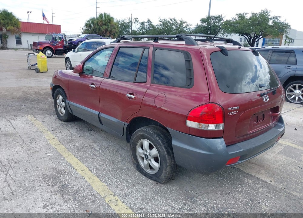 2005 HYUNDAI SANTA FE GLS/LX VIN: KM8SC13E55U998381