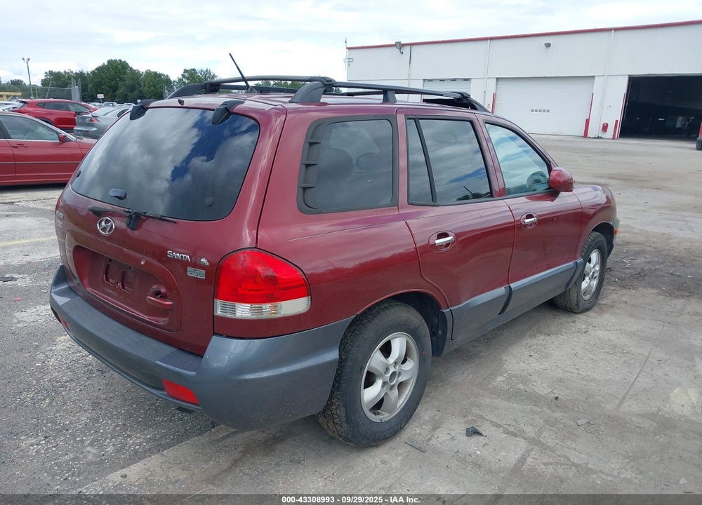 2005 HYUNDAI SANTA FE GLS/LX VIN: KM8SC13E55U998381