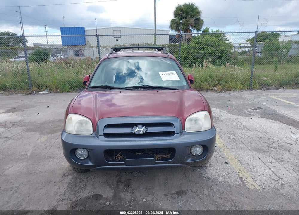 2005 HYUNDAI SANTA FE GLS/LX VIN: KM8SC13E55U998381