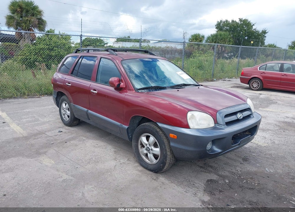 2005 HYUNDAI SANTA FE GLS/LX VIN: KM8SC13E55U998381