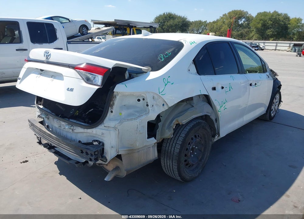 2020 TOYOTA COROLLA LE VIN: JTDEPRAE4LJ046610
