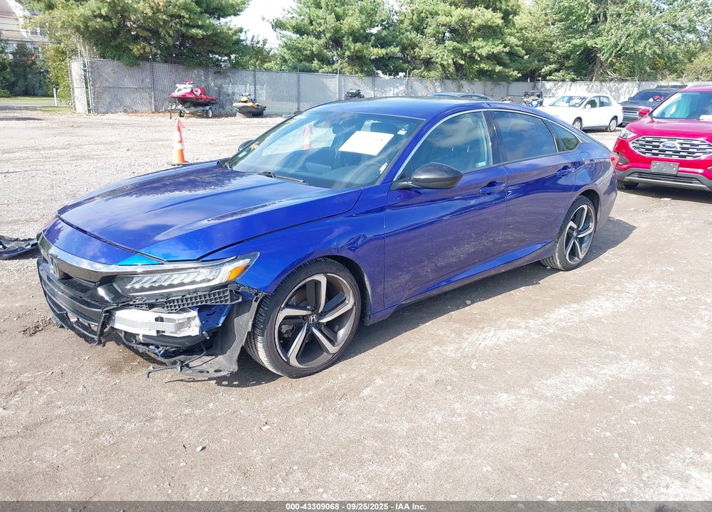2021 HONDA ACCORD SPORT VIN: 1HGCV1F30MA007280