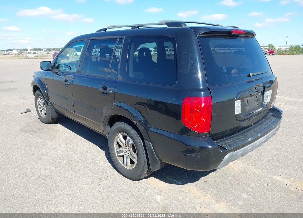 2005 HONDA PILOT EX-L VIN: 5FNYF18545B016346