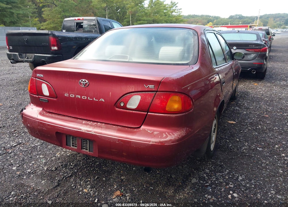 1999 TOYOTA COROLLA VE VIN: 2T1BR12E9XC217768