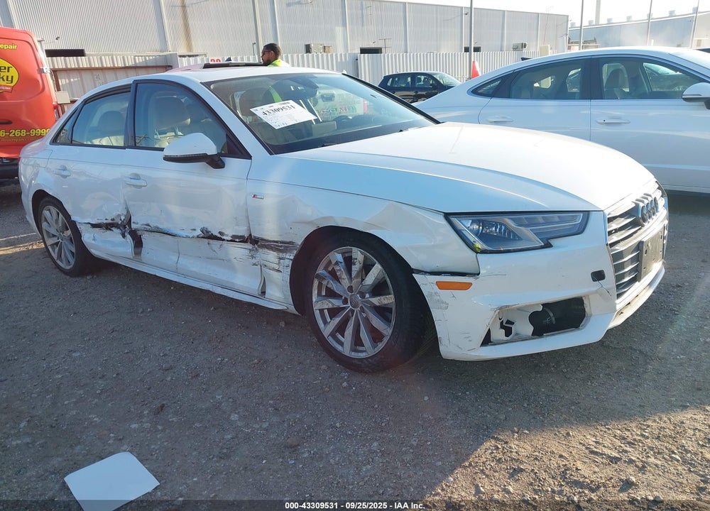 2018 AUDI A4 2.0T TECH ULTRA PREMIUM/2.0T ULTRA PREMIUM VIN: WAUKMAF40JA071883