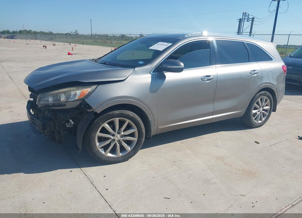 2016 KIA SORENTO 3.3L SXL VIN: 5XYPK4A59GG024716