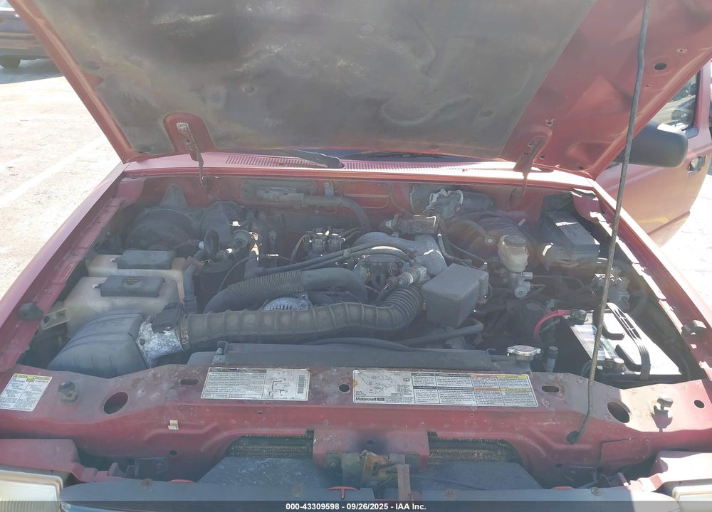 2000 FORD RANGER XL/XLT VIN: 1FTYR14VXYPB90509