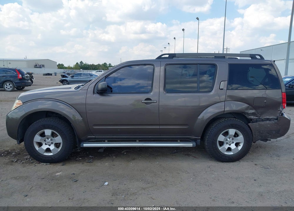 2008 NISSAN PATHFINDER S VIN: 5N1AR18U88C663295