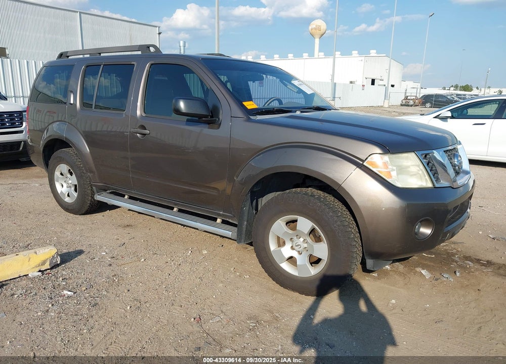 2008 NISSAN PATHFINDER S VIN: 5N1AR18U88C663295