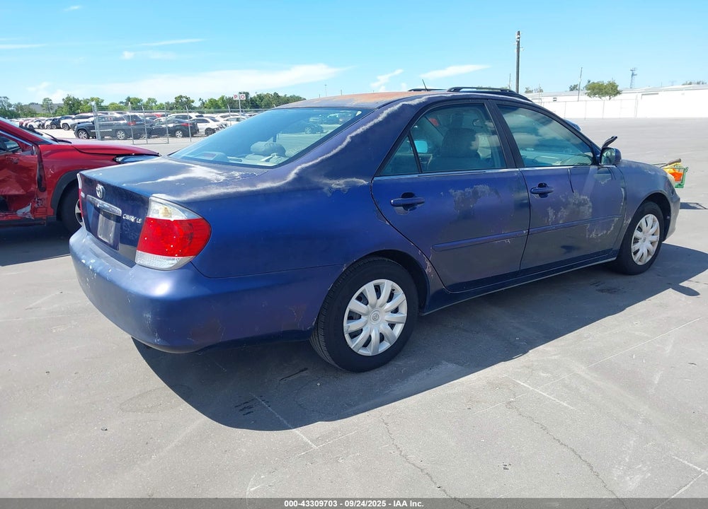 2005 TOYOTA CAMRY LE VIN: 4T1BE32K15U090880