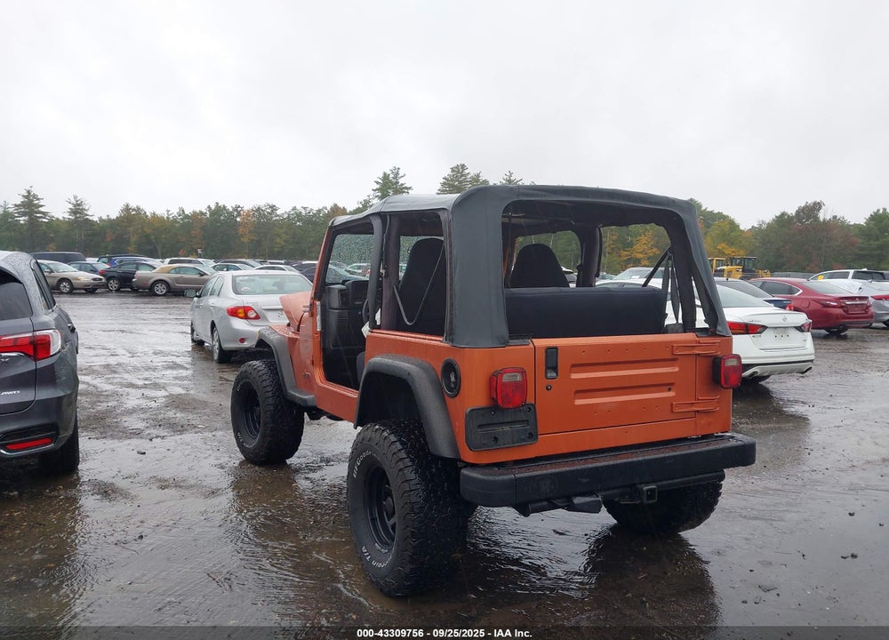 2001 JEEP WRANGLER SPORT VIN: 1J4FA49SX1P302997