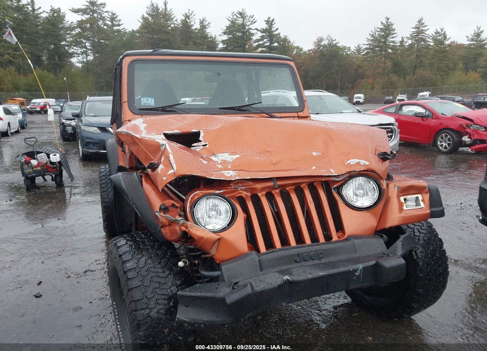 2001 JEEP WRANGLER SPORT VIN: 1J4FA49SX1P302997