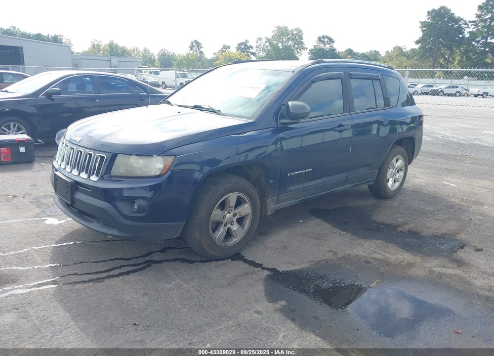 2014 JEEP COMPASS VIN: 1C4NJCBA4ED811987