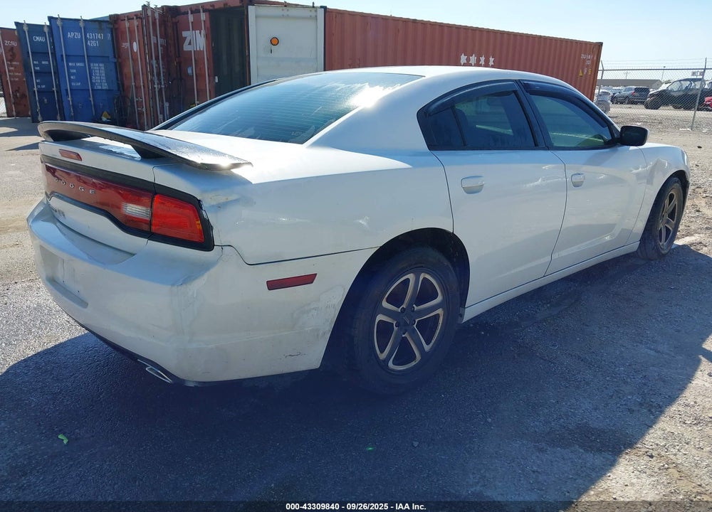 2012 DODGE CHARGER VIN: 2C3CDXBG4CH295984