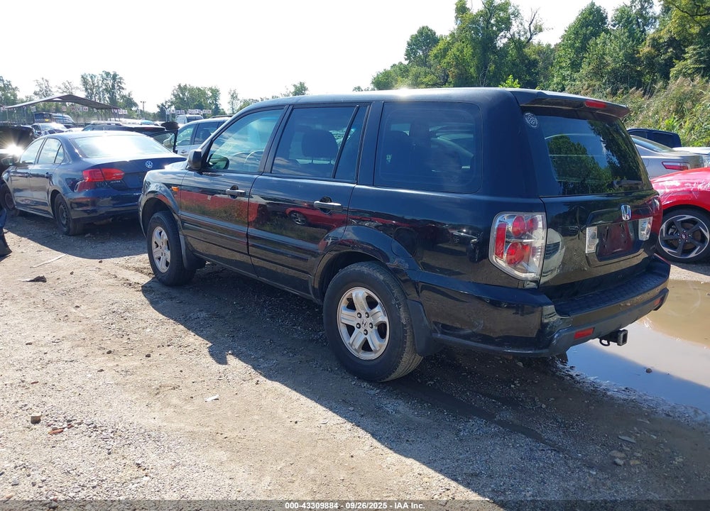 2007 HONDA PILOT LX VIN: 2HKYF18137H512076