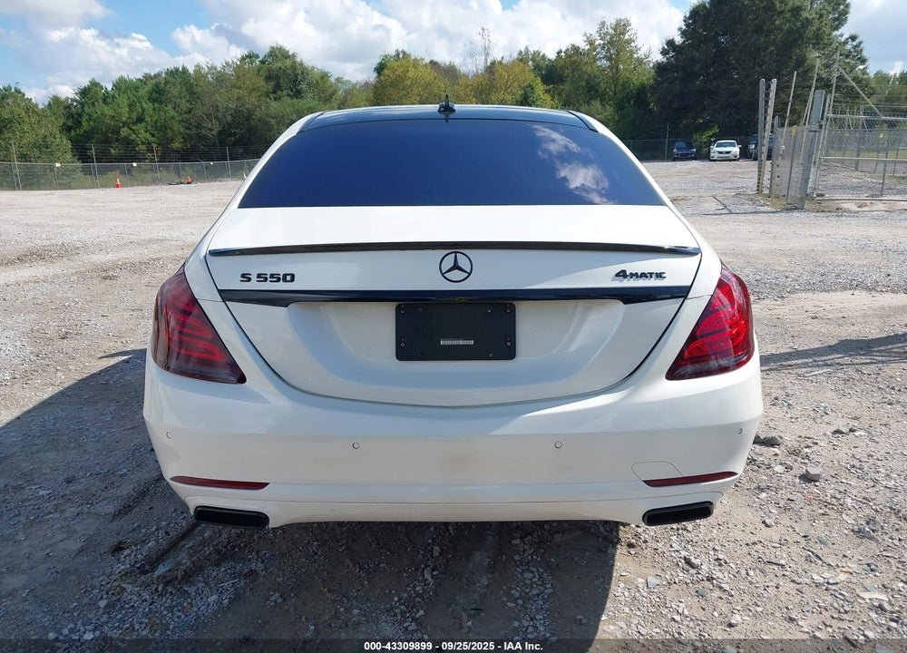 2015 MERCEDES-BENZ S 550 4MATIC VIN: WDDUG8FB2FA201895