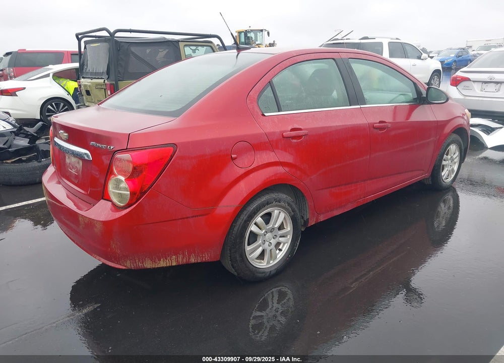2013 CHEVROLET SONIC VIN: 1G1JC5SH2D4106095