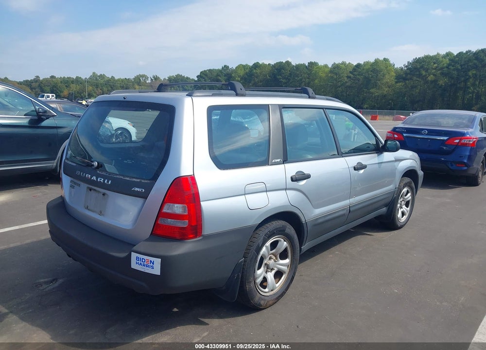 2003 SUBARU FORESTER X VIN: JF1SG63653G732004