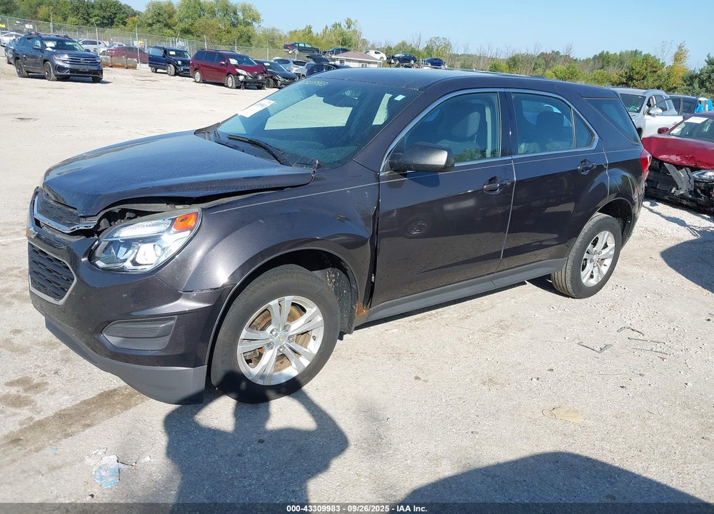 2016 CHEVROLET EQUINOX VIN: 2GNALBEK4G6101911