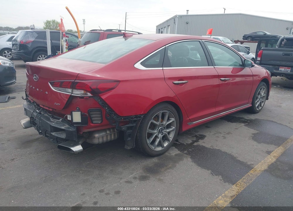 2018 HYUNDAI SONATA SPORT 2.0T VIN: 5NPE34AB8JH643298