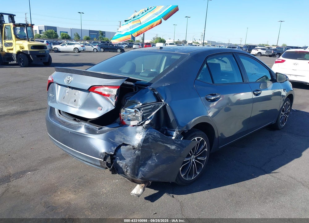 2016 TOYOTA COROLLA S PREMIUM VIN: 5YFBURHEXGP482526