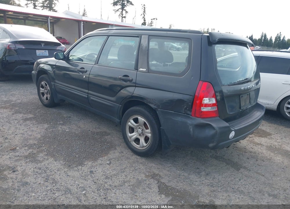 2004 SUBARU FORESTER 2.5X VIN: JF1SG63634H721692