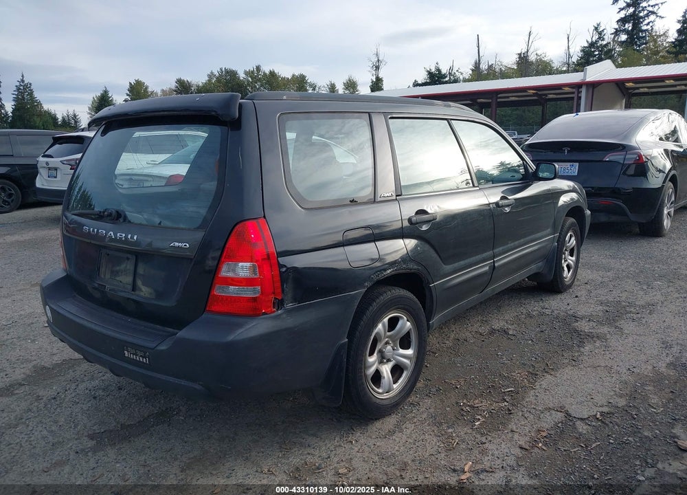 2004 SUBARU FORESTER 2.5X VIN: JF1SG63634H721692