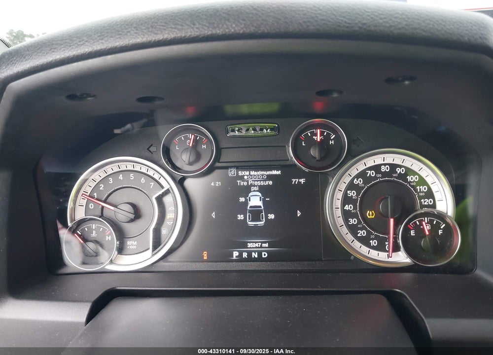 2021 RAM 1500 CLASSIC TRADESMAN 4X2 5'7 BOX VIN: 3C6RR6KT8MG587192