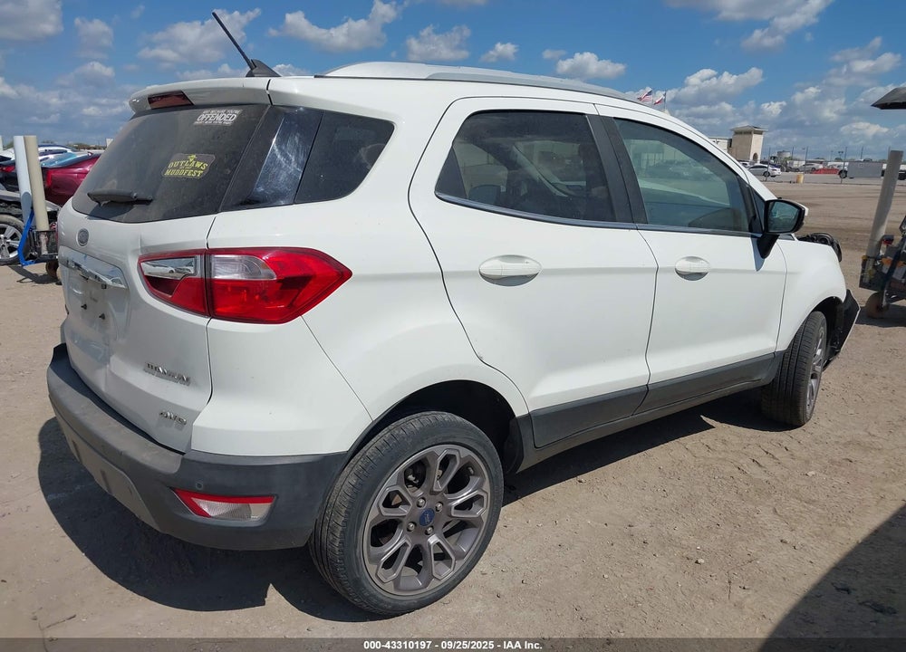 2019 FORD ECOSPORT VIN: MAJ6S3KL8KC272610