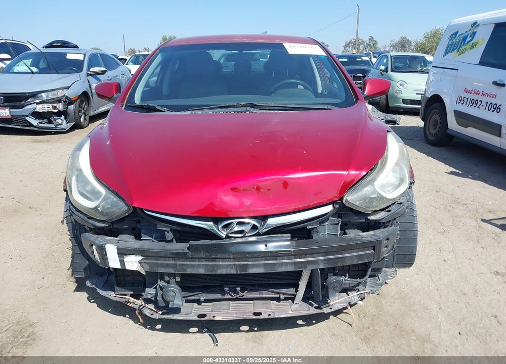 2016 HYUNDAI ELANTRA VIN: 5NPDH4AE2GH765770