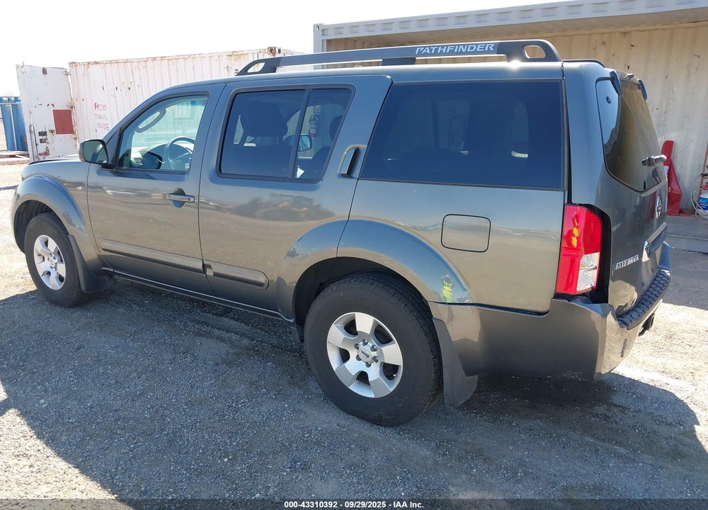 2006 NISSAN PATHFINDER S VIN: 5N1AR18WX6C668609