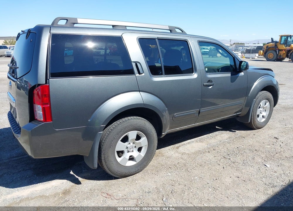 2006 NISSAN PATHFINDER S VIN: 5N1AR18WX6C668609