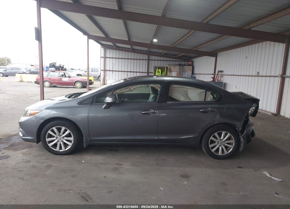 2012 HONDA CIVIC VIN: 19XFB2F85CE374788