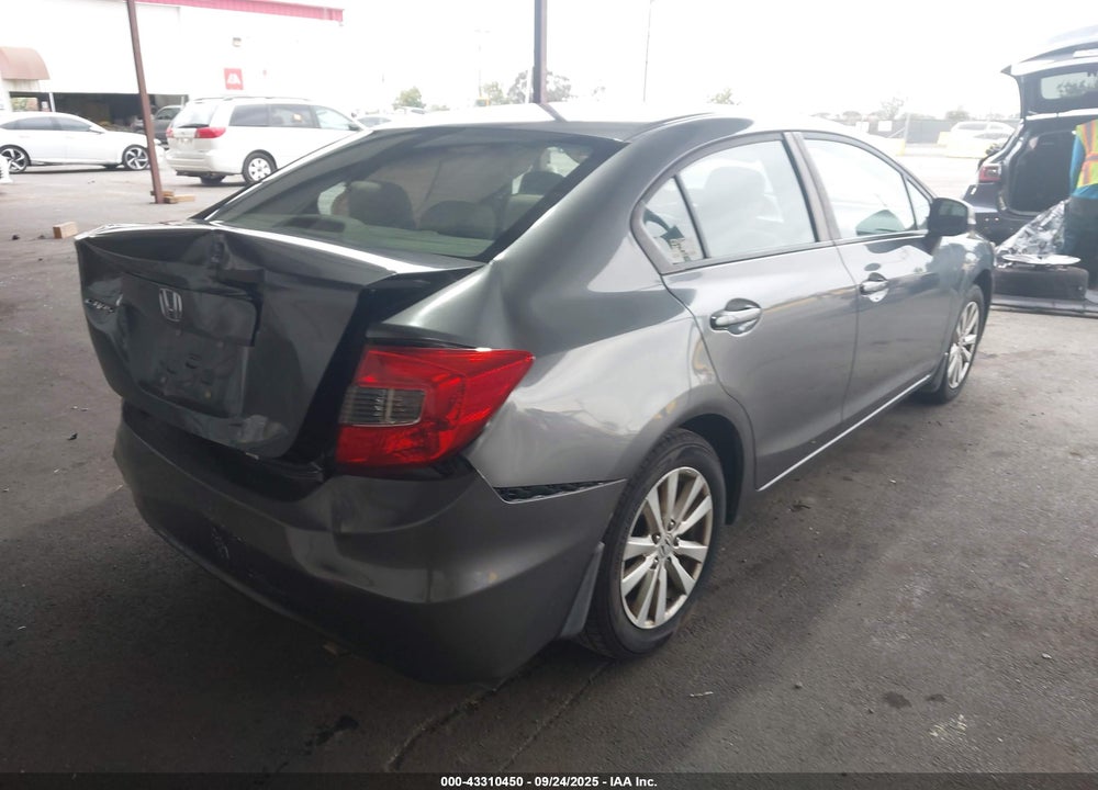 2012 HONDA CIVIC VIN: 19XFB2F85CE374788
