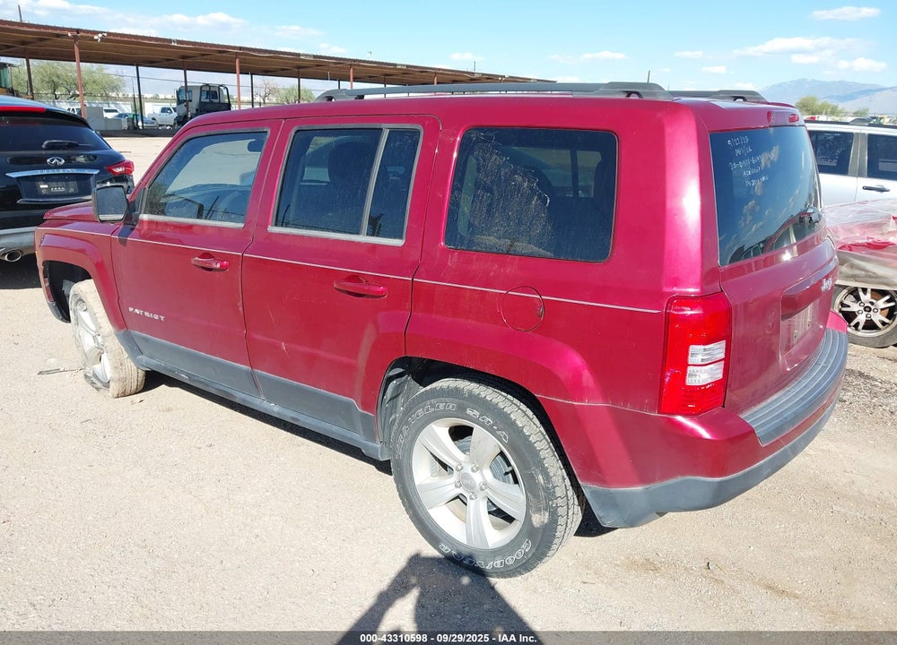 2014 JEEP PATRIOT SPORT VIN: 1C4NJPBB1ED531668