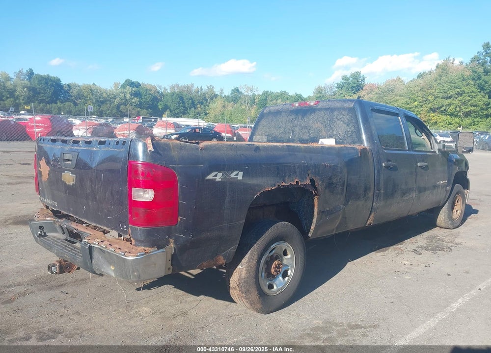 2008 CHEVROLET SILVERADO 2500HD WORK TRUCK VIN: 1GCHK23K08F188128
