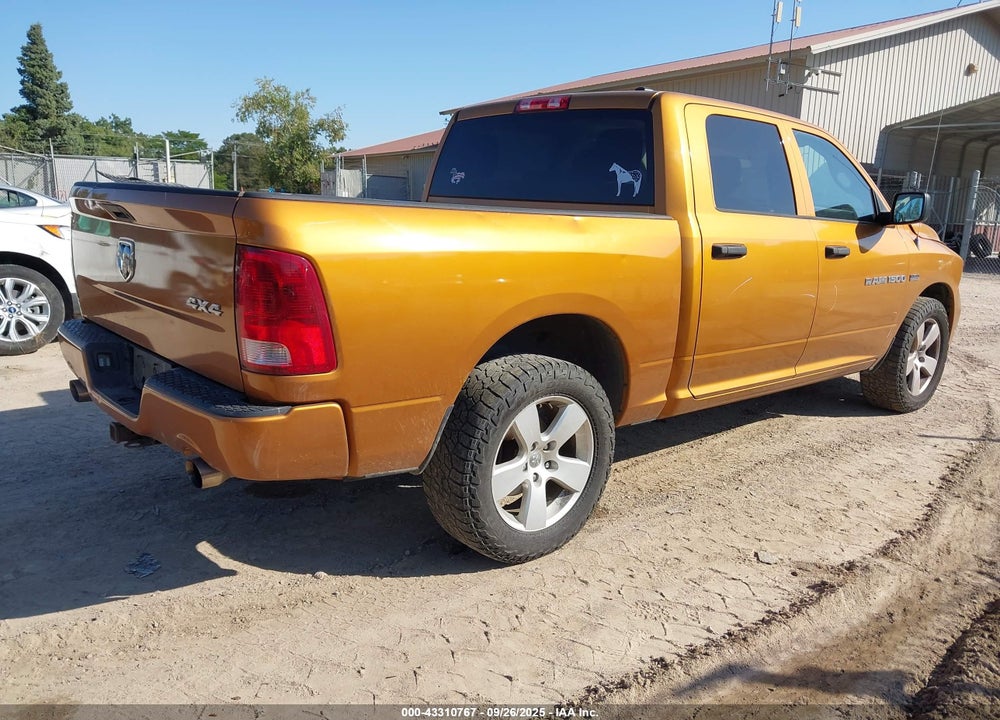 2012 RAM 1500 VIN: 1C6RD7KT3CS282954
