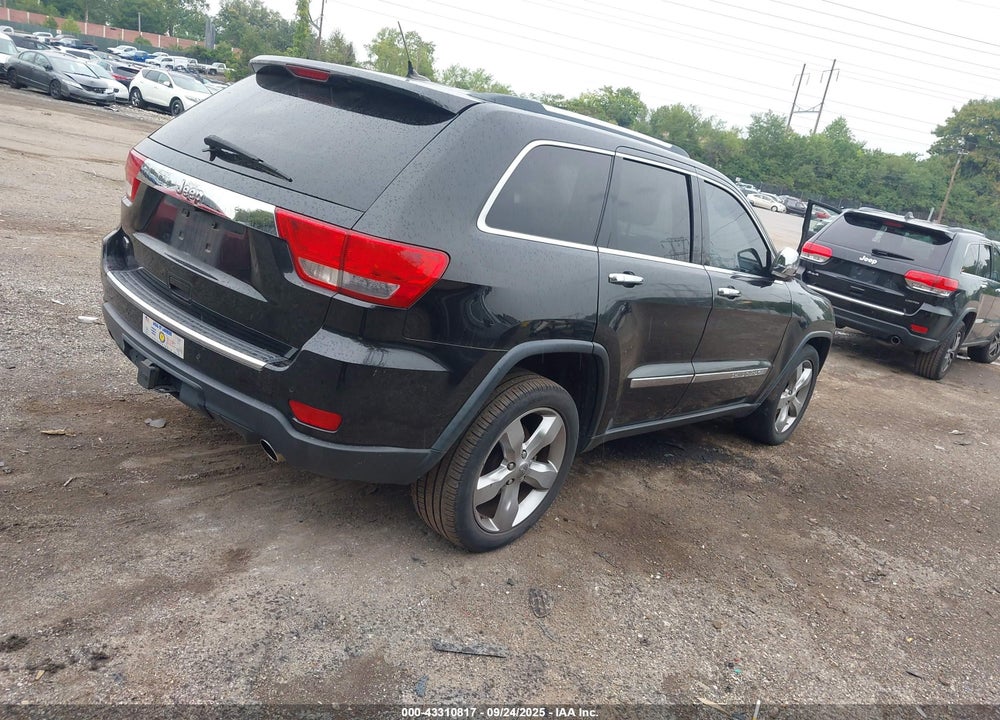 2013 JEEP GRAND CHEROKEE OVERLAND VIN: 1C4RJECT0DC636753
