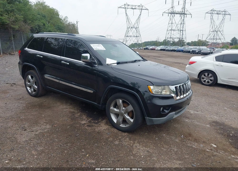 2013 JEEP GRAND CHEROKEE OVERLAND VIN: 1C4RJECT0DC636753
