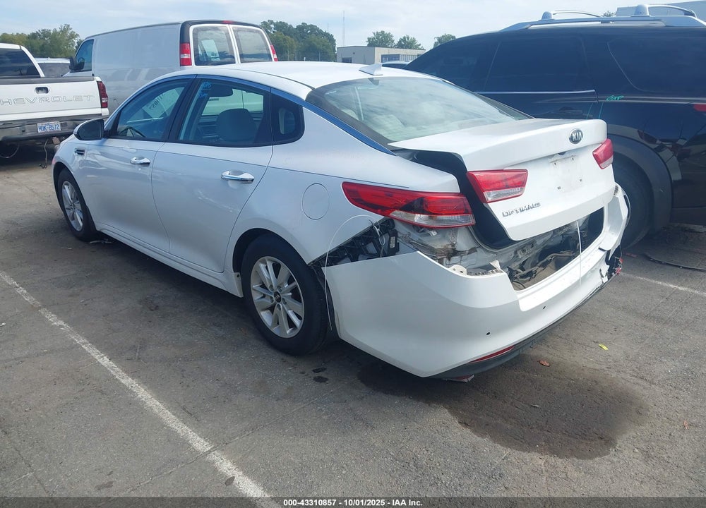 2016 KIA OPTIMA VIN: 5XXGT4L34GG058012