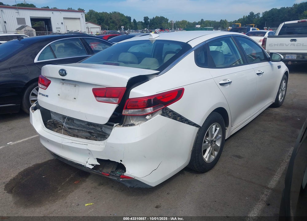2016 KIA OPTIMA VIN: 5XXGT4L34GG058012