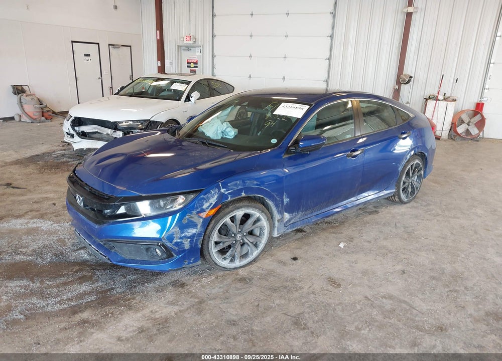 2019 HONDA CIVIC VIN: 2HGFC2F81KH576996