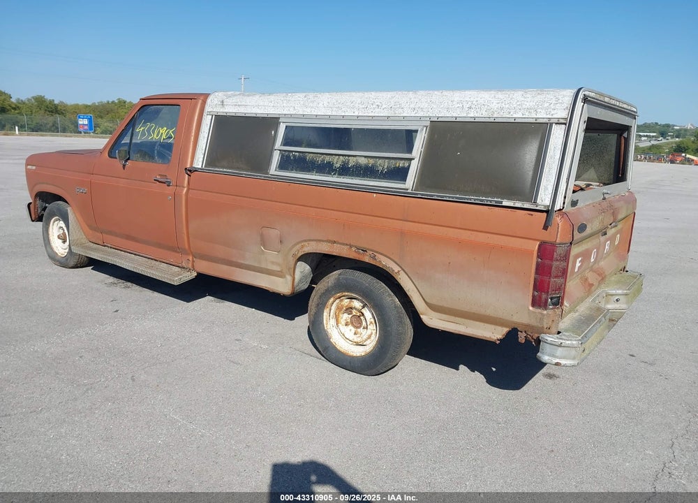 1982 FORD F100 VIN: 1FTCF1030CPA85476