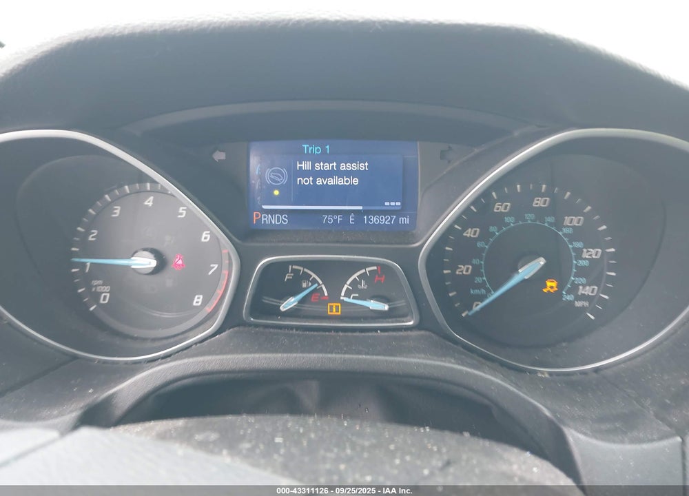 2013 FORD FOCUS SE VIN: 1FADP3F20DL252719