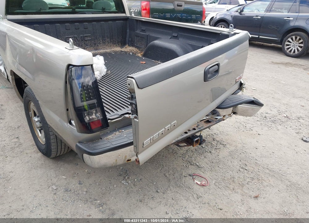 2003 GMC SIERRA 1500 VIN: 2GTEC19XX31344852