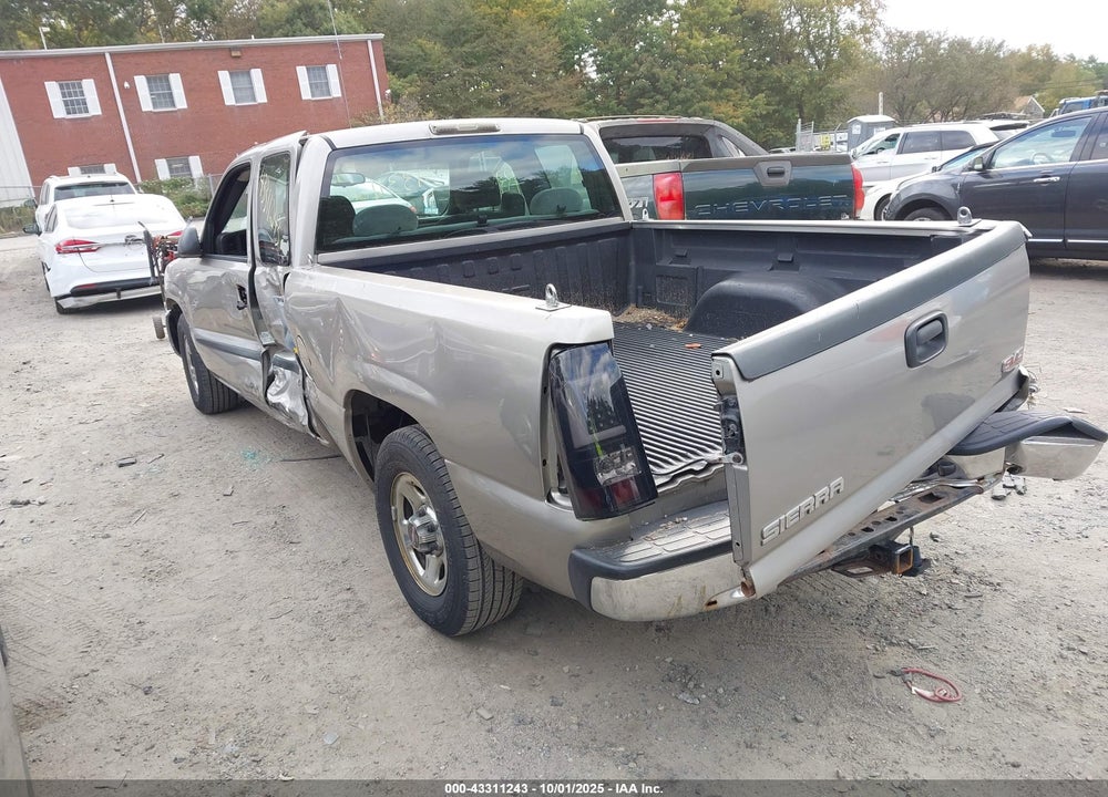 2003 GMC SIERRA 1500 VIN: 2GTEC19XX31344852