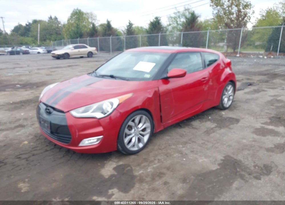 2013 HYUNDAI VELOSTER VIN: KMHTC6AD2DU144460