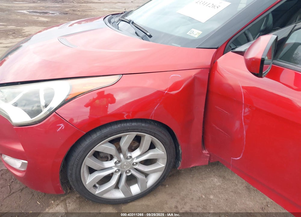 2013 HYUNDAI VELOSTER VIN: KMHTC6AD2DU144460